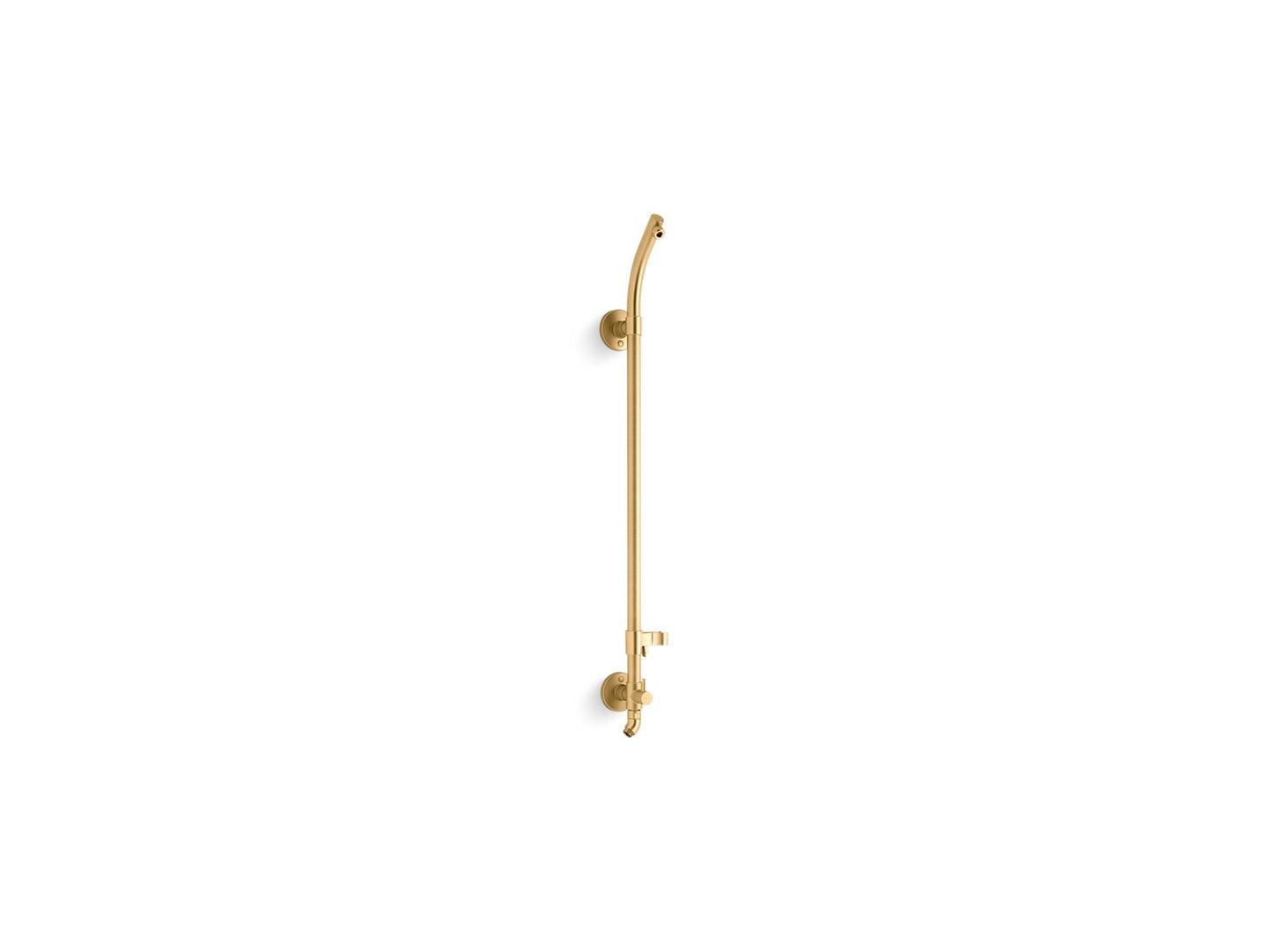 KOHLER K-45905-2MB Hydrorail-S Bath/Shower Column In Vibrant Brushed Moderne Brass