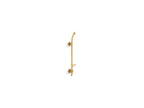 KOHLER K-45906-2MB Hydrorail-S Shower Column - Vibrant Brushed Moderne Brass