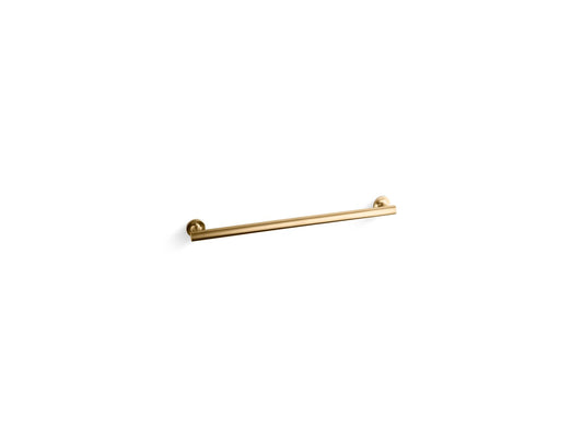 KOHLER K-11893-2MB Purist 24" grab bar - Vibrant Brushed Moderne Brass