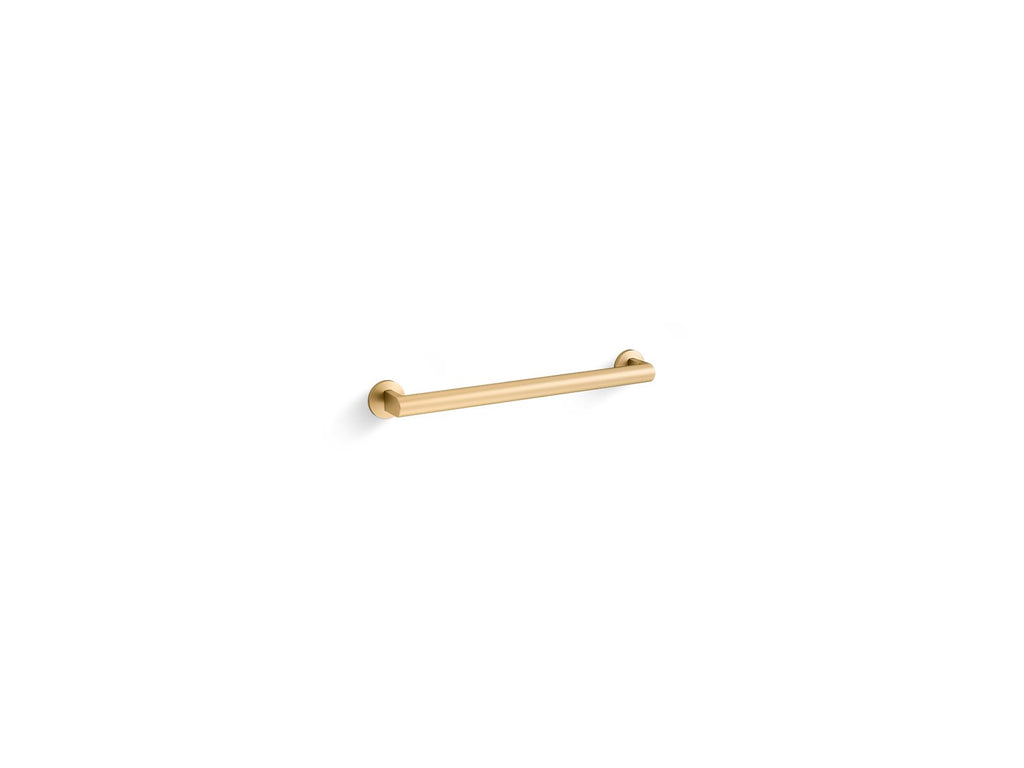 KOHLER K-25160-2MB Components 18" Grab Bar - Vibrant Brushed Moderne Brass