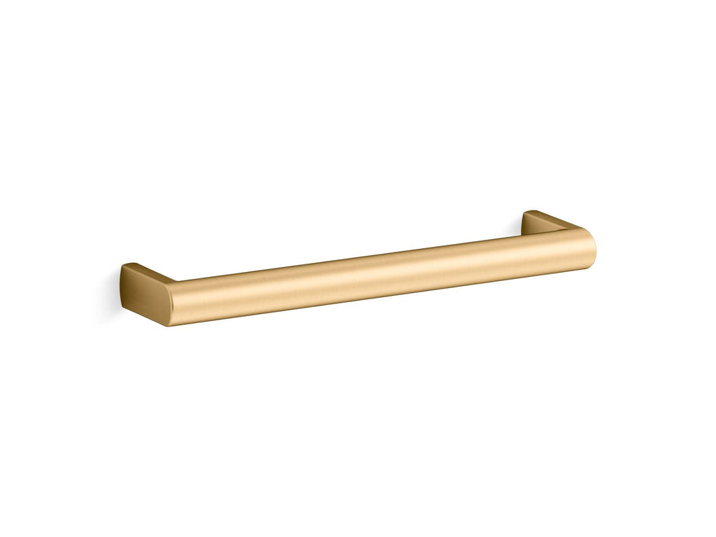 KOHLER K-25497-2MB Components 7" Cabinet Pull - Vibrant Brushed Moderne Brass