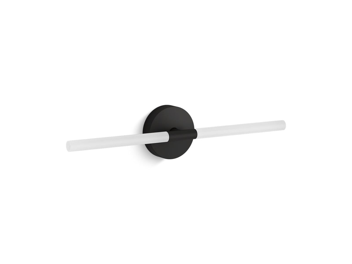 KOHLER K-23464-SCLED-BLL Components Two-Light Led Sconce - Matte Black