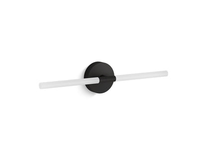 KOHLER K-23464-SCLED-BLL Components Two-light LED sconce - Matte Black