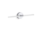KOHLER K-23464-SCLED-CPL Components Two-Light Led Sconce - Polished Chrome