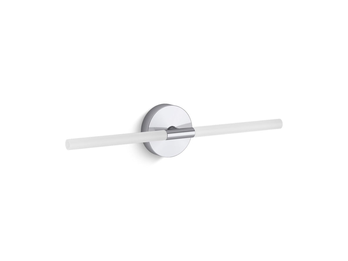 KOHLER K-23464-SCLED-CPL Components Two-Light Led Sconce - Polished Chrome