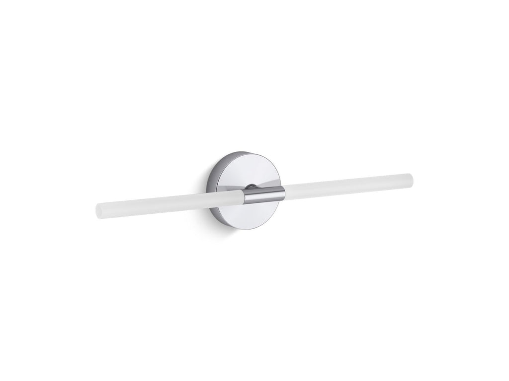 KOHLER K-23464-SCLED-SNL Components Two-Light Led Sconce - Polished Nickel