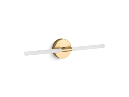 KOHLER K-23464-SCLED-SNL Components Two-light LED sconce - Polished Nickel