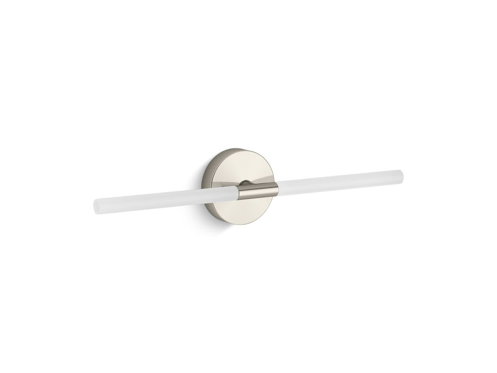 KOHLER K-23464-SCLED-SNL Components Two-Light Led Sconce - Polished Nickel