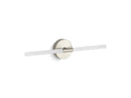 KOHLER K-23464-SCLED-SNL Components Two-Light Led Sconce - Polished Nickel