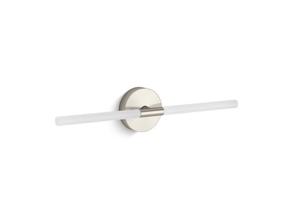 KOHLER K-23464-SCLED-SNL Components Two-light LED sconce - Polished Nickel