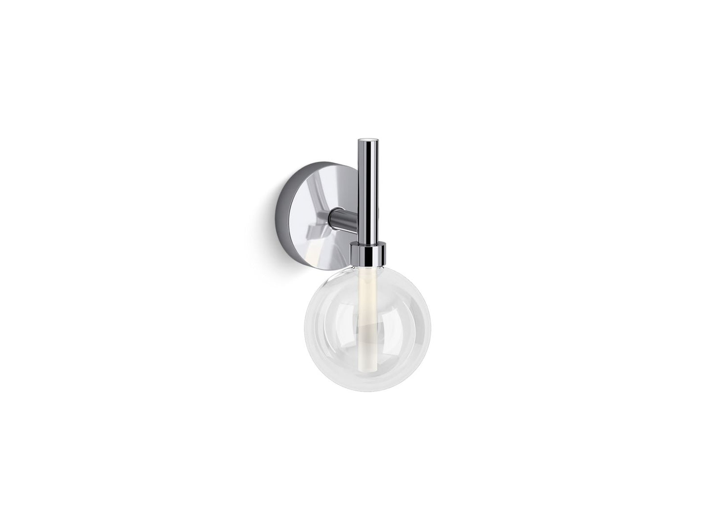 KOHLER K-23467-SCLED-SNL Components One-light LED lacemaker sconce - Polished Nickel