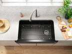 KOHLER K-25786-CM2 Cairn 34" Undermount Single-Bowl Farmhouse Kitchen Sink - Matte Brown