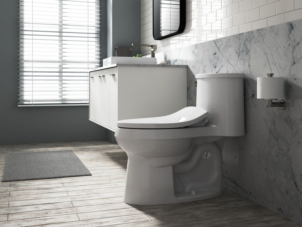 KOHLER K-5724-0 Purewash M250 Elongated Manual Bidet Toilet Seat - White