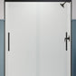 KOHLER K-707600-8L-BL Pleat 79-1/16" H Sliding Shower Door With 5/16"-Thick Glass In Matte Black