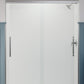 KOHLER K-707600-8L-SHP Pleat 79-1/16" H Sliding Shower Door With 5/16"-Thick Glass In Bright Polished Silver