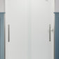 KOHLER K-707601-8D3-BNK Pleat Frameless Sliding Shower Door, 79-1/16" H X 44-5/8 - 47-5/8" W, With 5/16" Thick Frosted Glass In Anodized Brushed Nickel