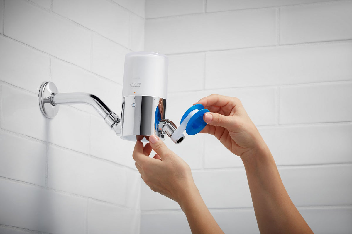 KOHLER K-22321-CP Aquifer Showerhead Filter - Polished Chrome
