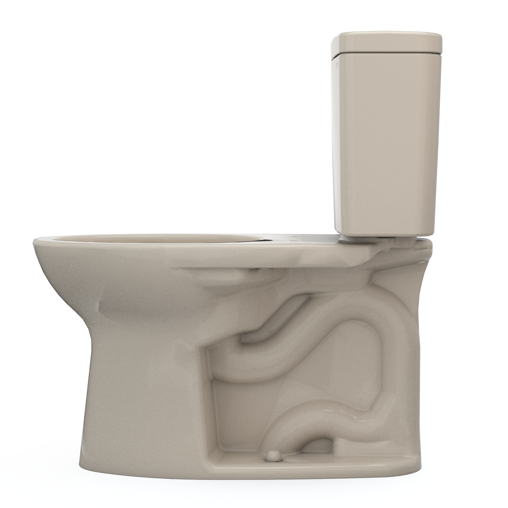 TOTO CST776CSG#03 Drake Two-Piece Elongated 1.6 Gpf Tornado Flush Toilet With Cefiontect - Bone