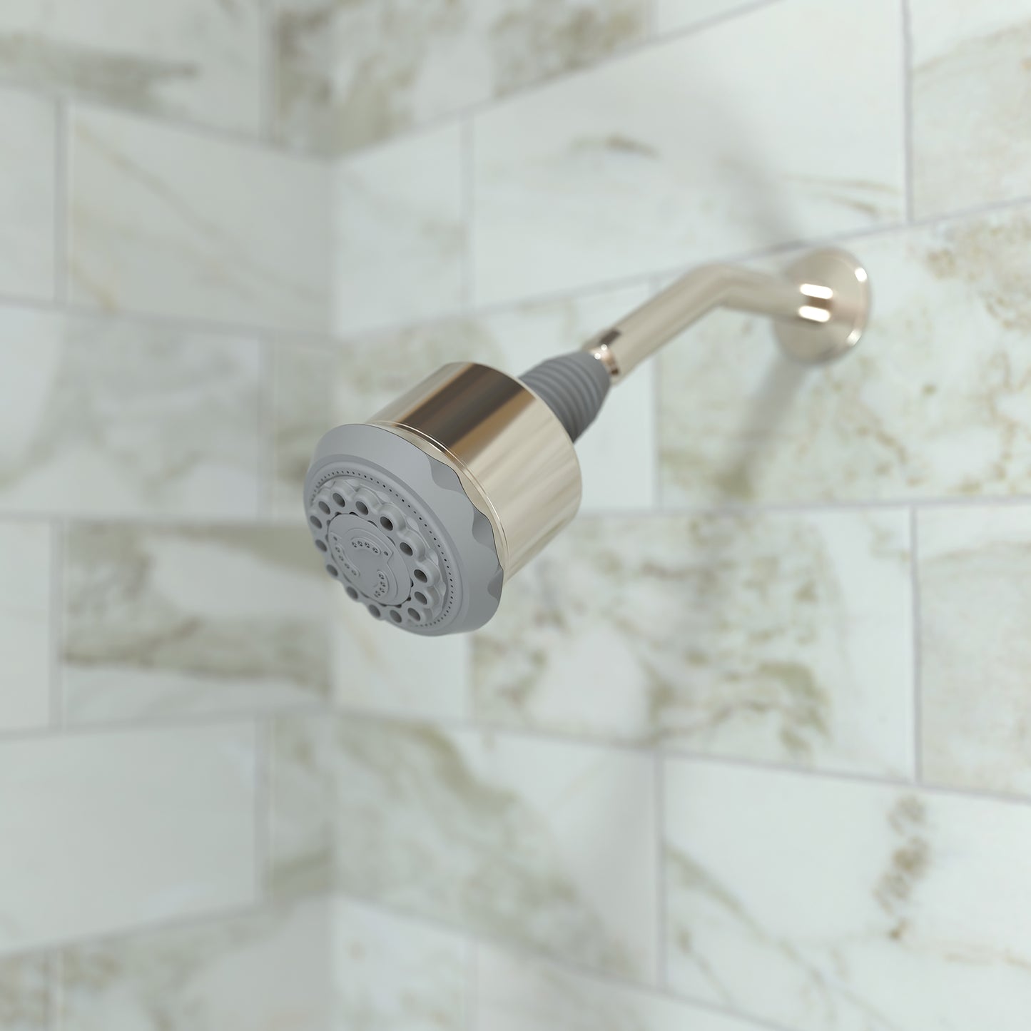 HANSGROHE 28496831 Polished Nickel Clubmaster Modern Showerhead 2.5 GPM