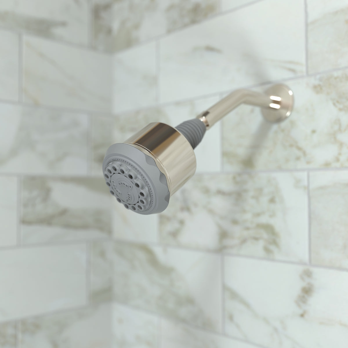 HANSGROHE 28496831 Clubmaster Showerhead 3-Jet, 2.5 GPM - Polished Nickel