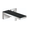 AXOR 47060601 MyEdition Wall-Mounted Single-Handle Faucet Trim, 1.2 GPM - Chrome / Black Glass