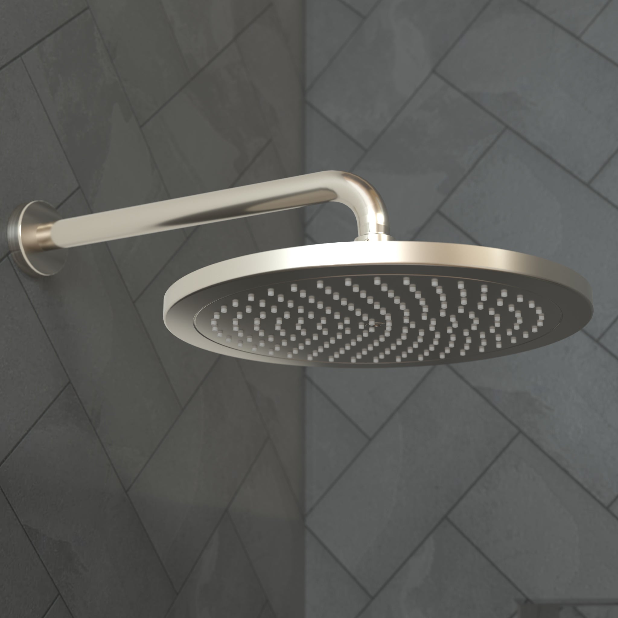 HANSGROHE 26221821 Croma Showerhead 280 1-Jet, 2.0 GPM - Brushed Nickel