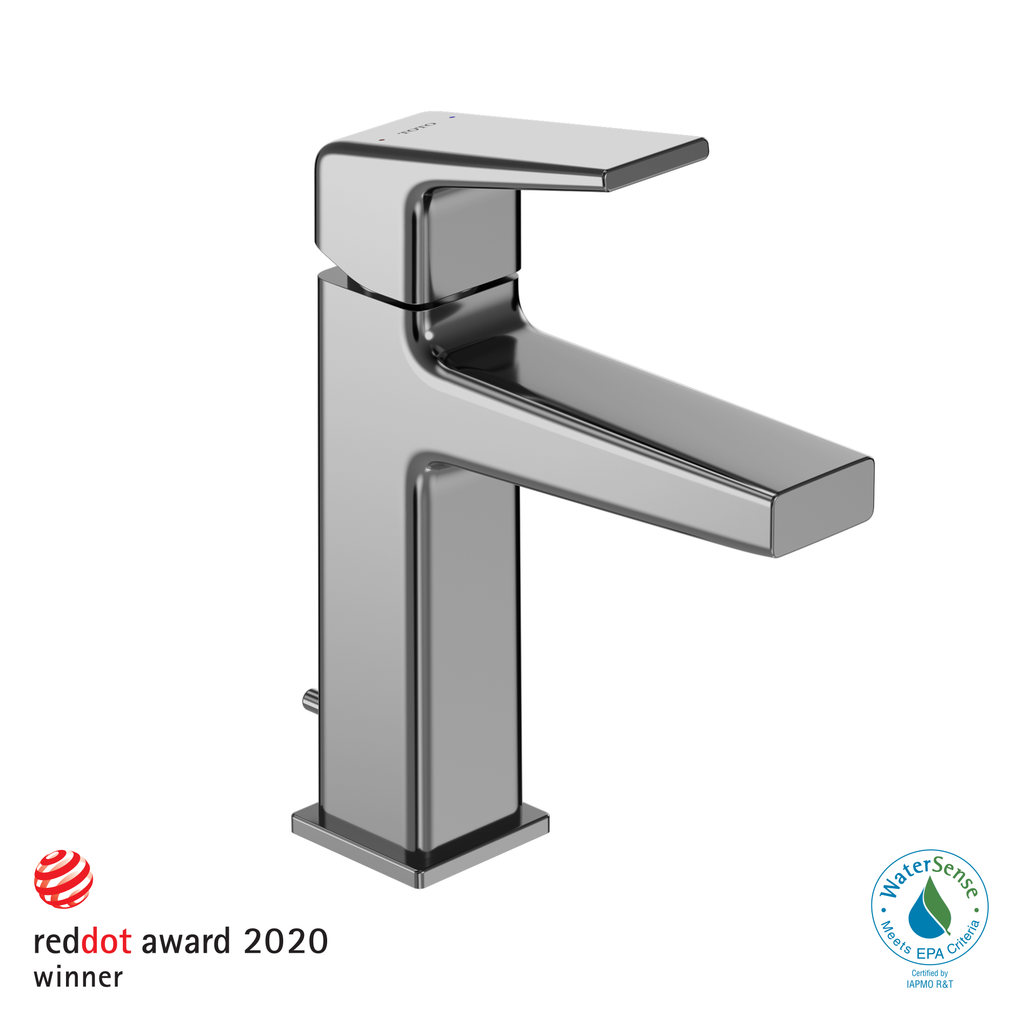 TOTO TLG10301U#CP Gb Series 1.2 Gpm Single Handle Bathroom Sink Faucet With Comfort Glide Technology And Drain Assembly - Polished Chrome