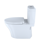 TOTO MS446124CEMFGN#01 Aquia Iv Two-Piece Elongated Dual Flush 1.28 And 0.9 Gpf Universal Height Toilet With Cefiontect - Cotton White