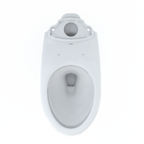 TOTO C776CEG#01 Drake Elongated Tornado Flush Toilet Bowl With Cefiontect - Cotton White