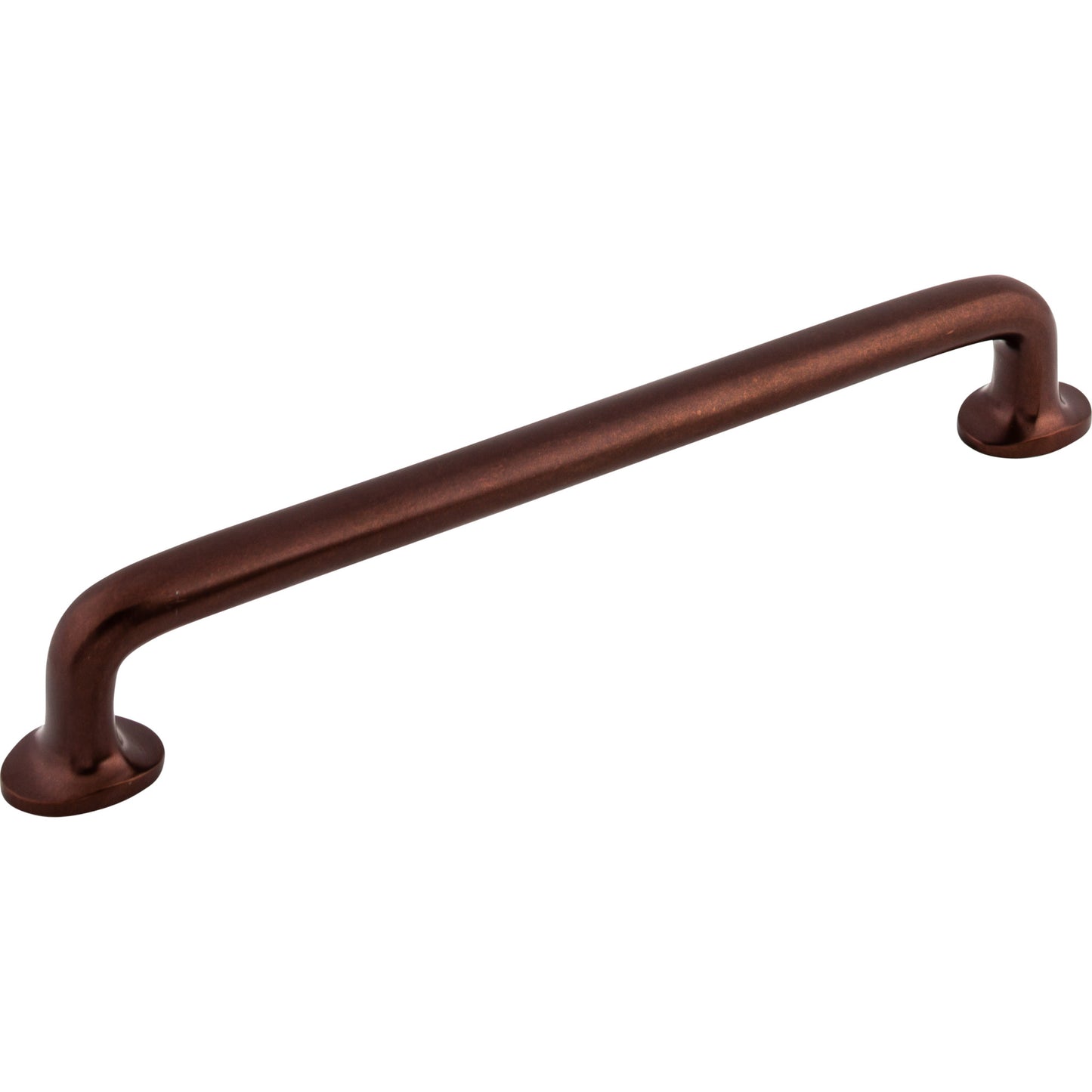 TOP KNOBS M1398 Aspen Rounded 9" Center to Center Bar Pull - Mahogany Bronze