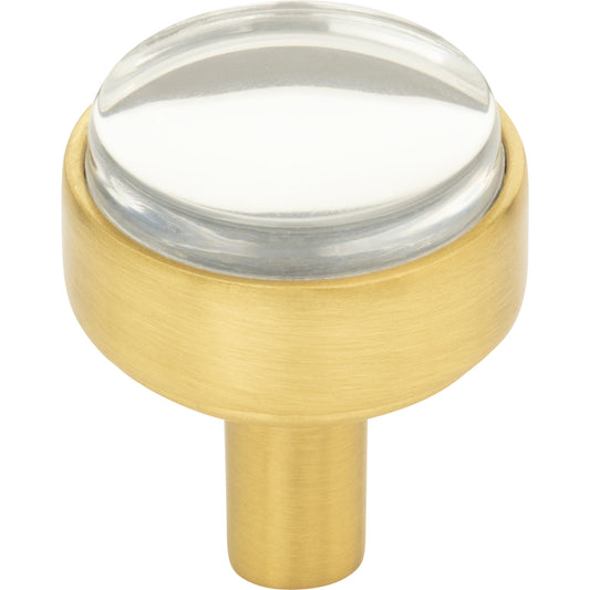 JEFFREY ALEXANDER 775BG Carmen 1-1/8" Diameter Mushroom Knob - Brushed Gold