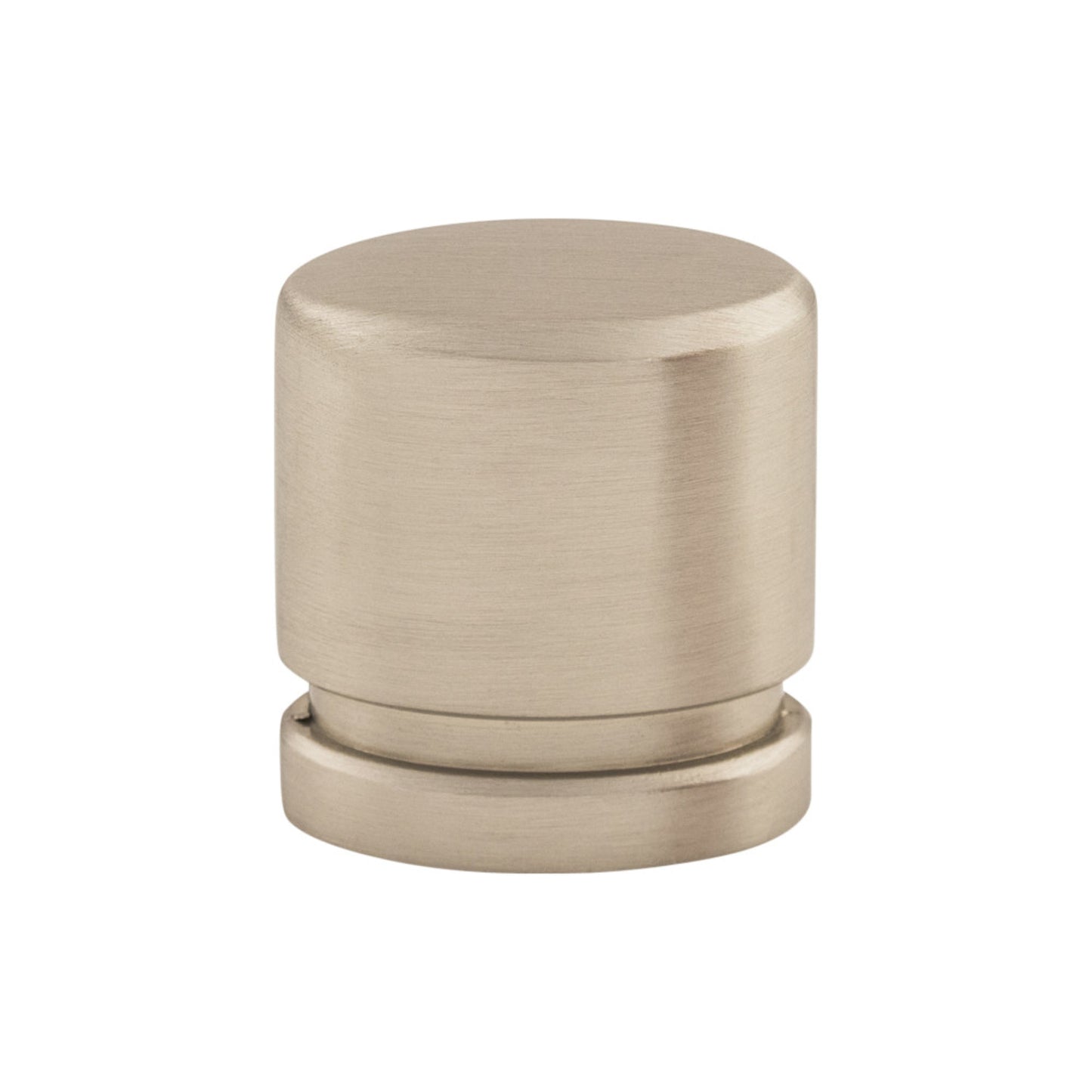 TOP KNOBS TK57BSN Oval 1" Length Oval Knob - Brushed Satin Nickel