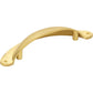 JEFFREY ALEXANDER 8233BG Lyon 3" Center-to-Center Cup/Bin Pull - Brushed Gold