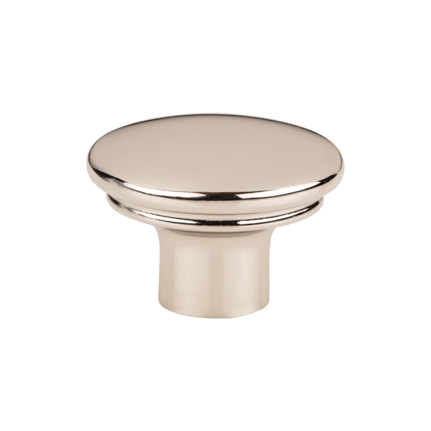 TOP KNOBS TK3051PN Julian 1 3/8" Length Oval Knob , Polished Nickel