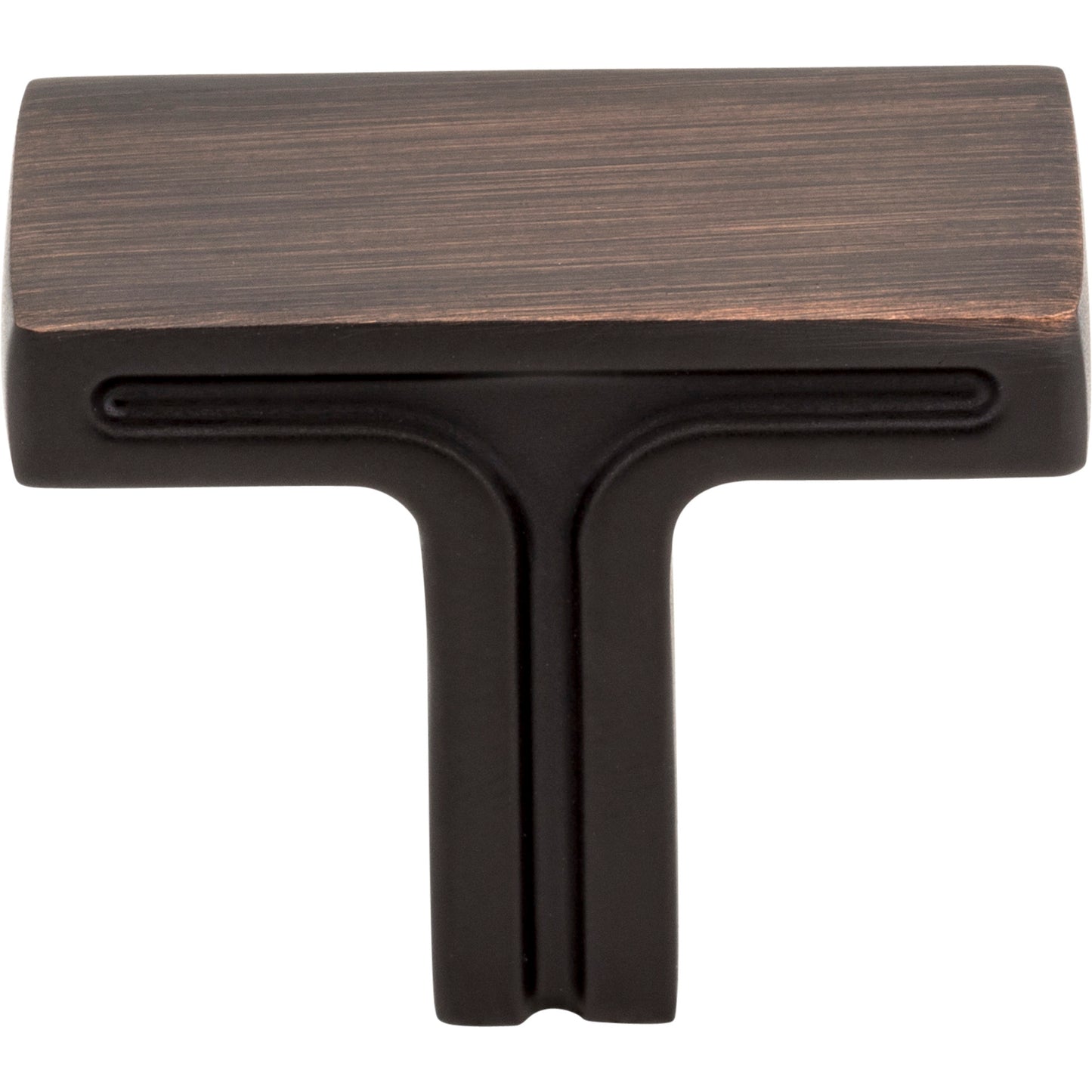 JEFFREY ALEXANDER 867DBAC Anwick 1-3/8" Length Bar Knob - Brushed Oil Rubbed Bronze