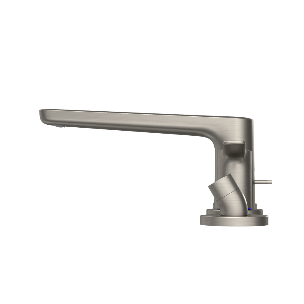 TOTO TBG03202U#BN Gs Four-Hole Deck-Mount Roman Tub Filler Trim With Handshower - Brushed Nickel