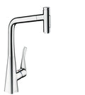 HANSGROHE 73820001 Metris Select HighArc Kitchen Faucet, 2-Spray Pull-Out, 1.75 GPM - Chrome
