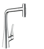 HANSGROHE 73820001 Metris Select HighArc Kitchen Faucet, 2-Spray Pull-Out, 1.75 GPM - Chrome