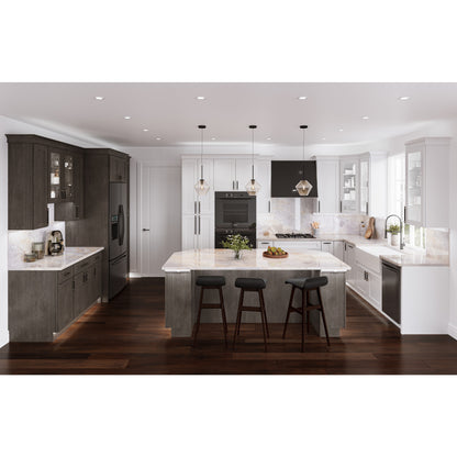 JEFFREY ALEXANDER 51MBSN Key Grande 2" Length Bar Knob - Matte Black w/Satin Nickel