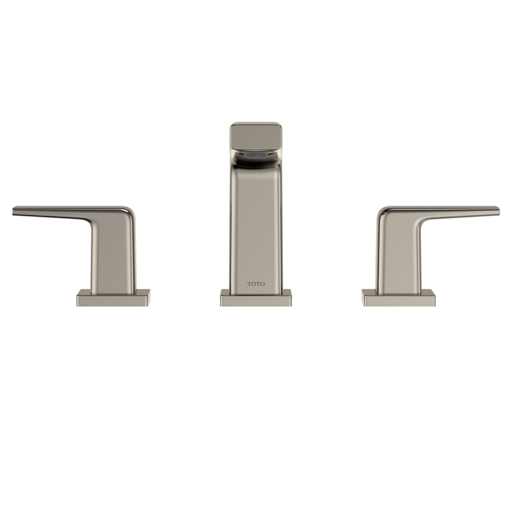 TOTO TLG10201U#PN Gb Series 1.2 Gpm Two Handle Widespread Bathroom Sink Faucet With Drain Assembly - Polished Nickel