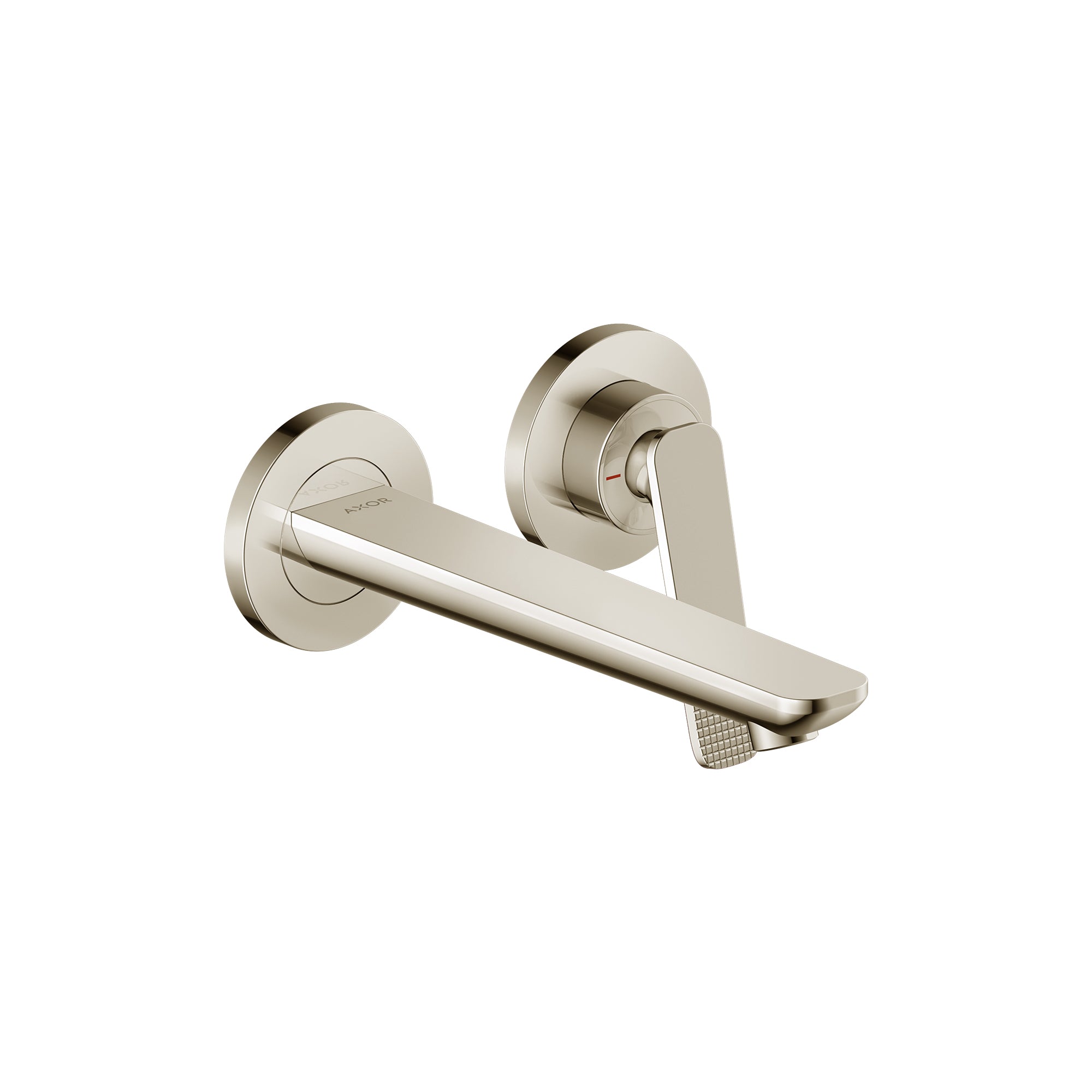 AXOR 49111831 Citterio C Wall-Mounted Single-Handle Faucet- Cubic Cut, 1.2 GPM - Polished Nickel