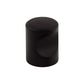 TOP KNOBS M581 Indent 3/4" Diameter Round Knob - Flat Black