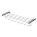 TOTO YTS408BU#CP L Series Square Towel Shelf With Hanging Bar - Polished Chrome
