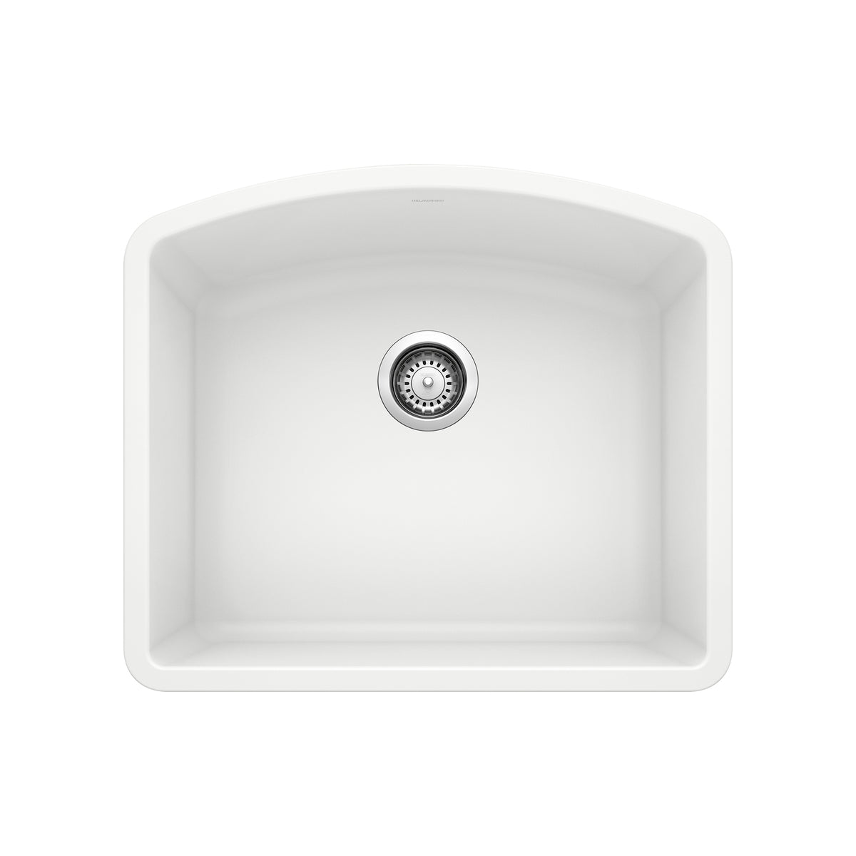 BLANCO 440175 Diamond Diamond SILGRANIT 24" Single Bowl Undermount Kitchen Sink - White in White