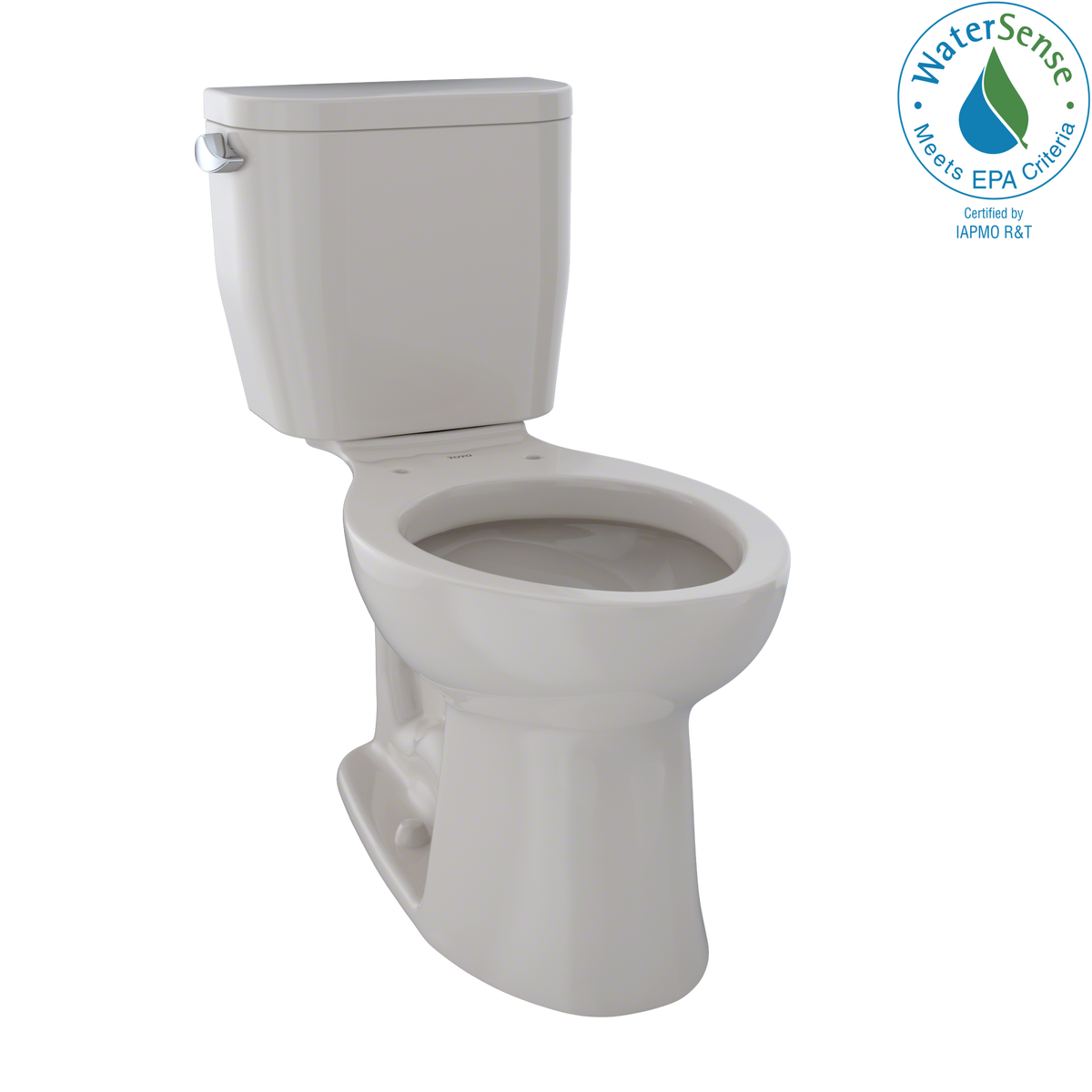 TOTO CST244EF#12 Entrada Two-Piece Elongated 1.28 Gpf Universal Height Toilet - Sedona Beige