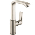 HANSGROHE 31087821 Metris Single-Hole Faucet 230 with Swivel Spout and Pop-Up Drain, 1.2 GPM - Brushed Nickel