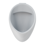 TOTO UT105UVG#01 Wall-Mount Ada Compliant 0.125 Gpf Urinal With Back Spud Inlet And Cefiontect Glaze - Cotton White