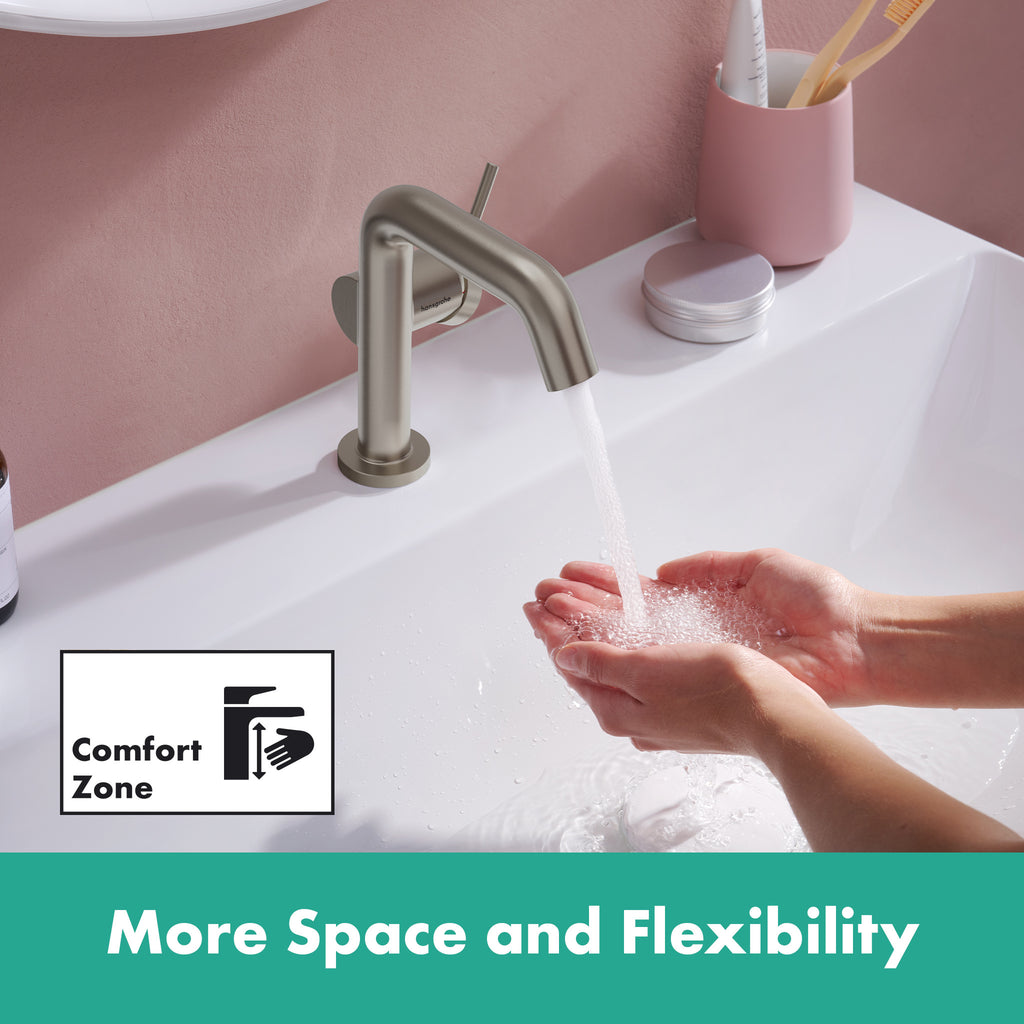 HANSGROHE 73321821 Tecturis S Single-Hole Fine 110, 1.2 GPM - Brushed Nickel