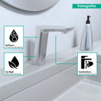 HANSGROHE 31101001 Metris S Electronic Faucet with Preset Temperature Control, 0.5 GPM - Chrome