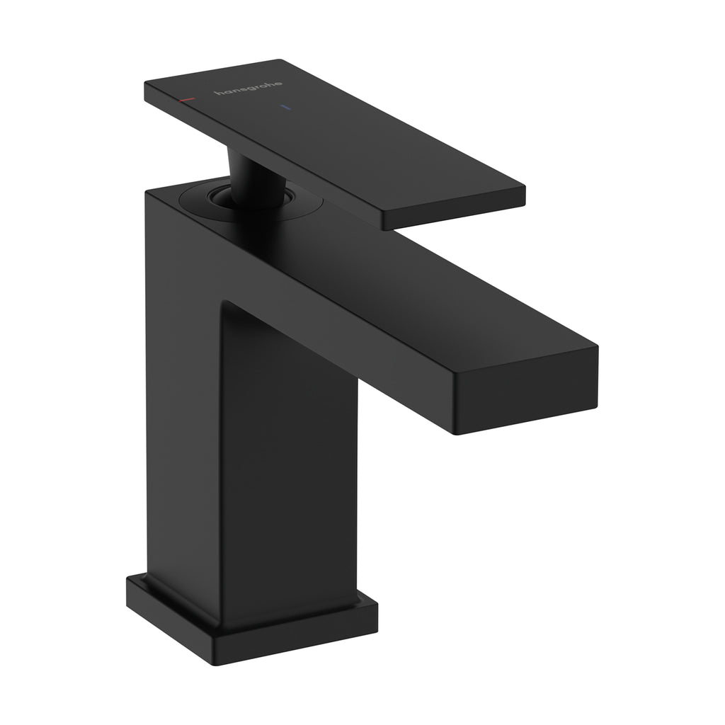 HANSGROHE 73002671 Tecturis E Single-Hole Faucet 80 with Pop-Up Drain, 1.2 GPM - Matte Black